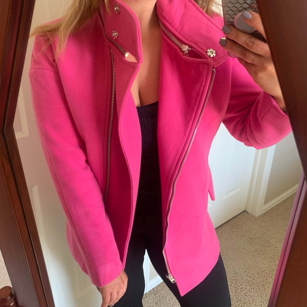 Jenifer Lopez size small hot pink jacket